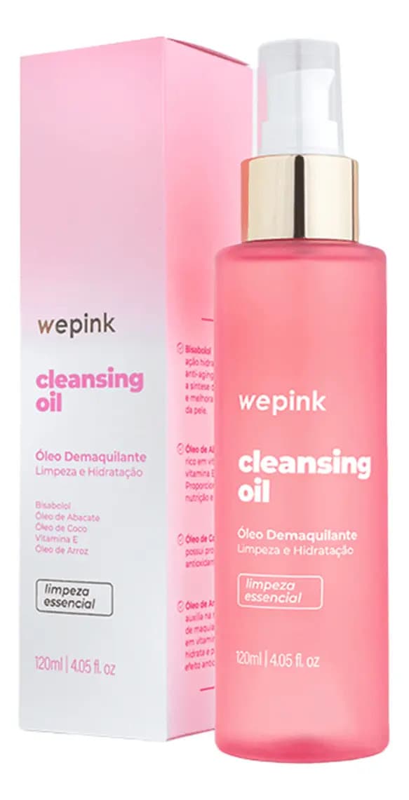 Demaquilante em Óleo WePink Cleansing Oil 120 mL