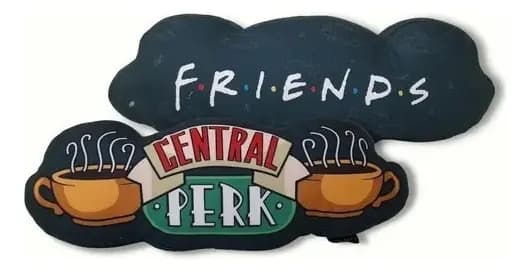 Almofada Central Perk Friends Zona Criativa